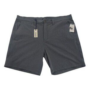 Buffalo David Bitton Mens Gray Casual Shorts Size 40  Lightweight Summer Wear.